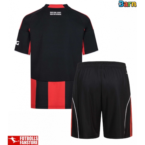 Eintracht Frankfurt Hemmatröja Barn 2025-26 Kortärmad (+ Korta byxor)
