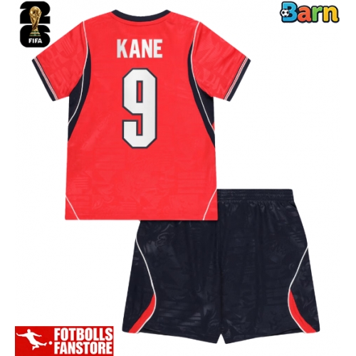 England Harry Kane #9 Bortatröja Barn VM 2026 Kortärmad (+ Korta byxor)
