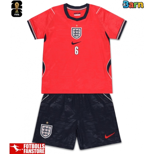 England Marc Guehi #6 Bortatröja Barn VM 2026 Kortärmad (+ Korta byxor)