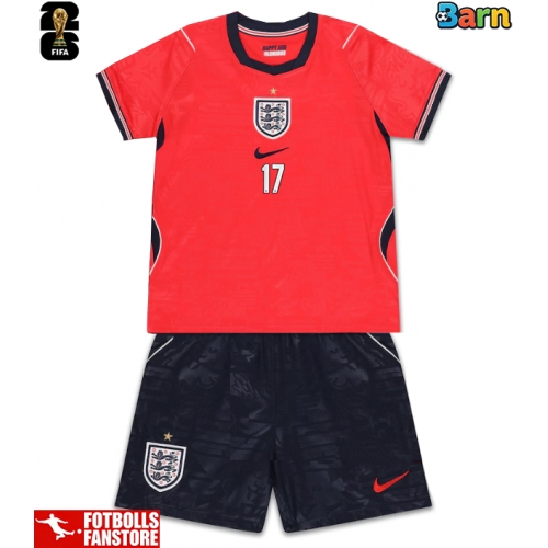 England Morgan Rogers #17 Bortatröja Barn VM 2026 Kortärmad (+ Korta byxor)