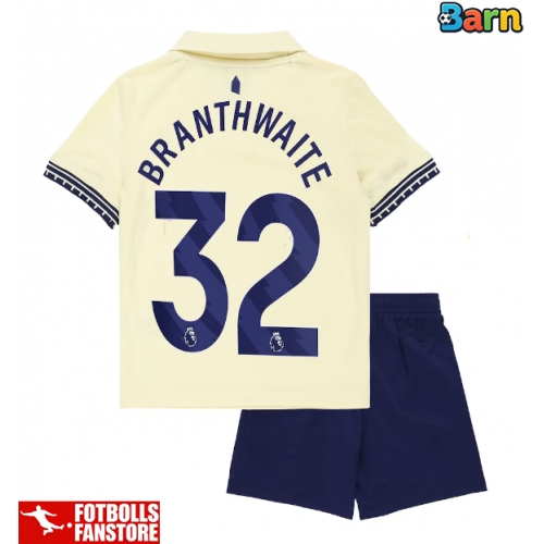 Everton Jarrad Branthwaite #32 Bortatröja Barn 2025-26 Kortärmad (+ Korta byxor)
