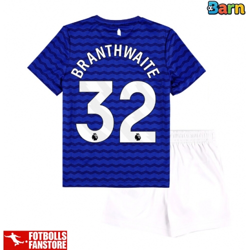 Everton Jarrad Branthwaite #32 Hemmatröja Barn 2025-26 Kortärmad (+ Korta byxor)