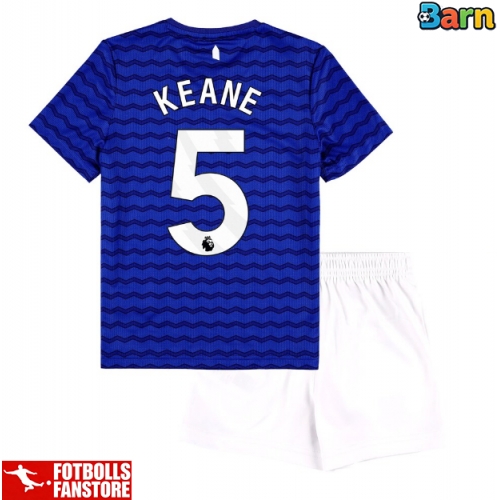 Everton Michael Keane #5 Hemmatröja Barn 2025-26 Kortärmad (+ Korta byxor)