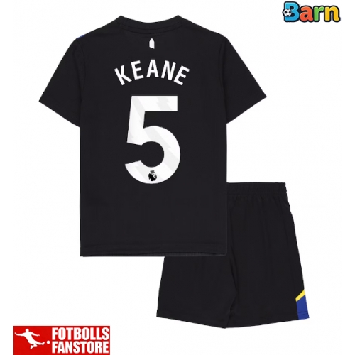 Everton Michael Keane #5 Tredje Tröja Barn 2025-26 Kortärmad (+ Korta byxor)