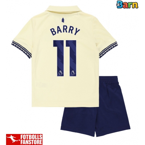 Everton Thierno Barry #11 Bortatröja Barn 2025-26 Kortärmad (+ Korta byxor)