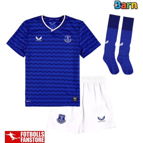 Everton Thierno Barry #11 Hemmatröja Barn 2025-26 Kortärmad (+ Korta byxor)