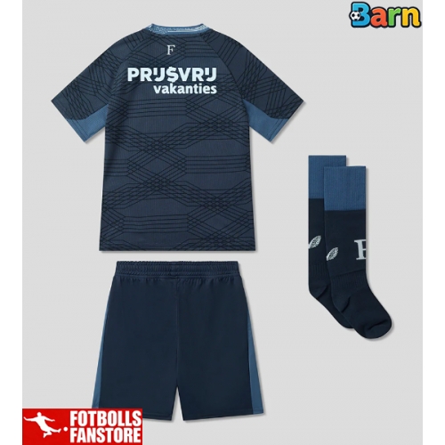 Feyenoord Bortatröja Barn 2025-26 Kortärmad (+ Korta byxor)