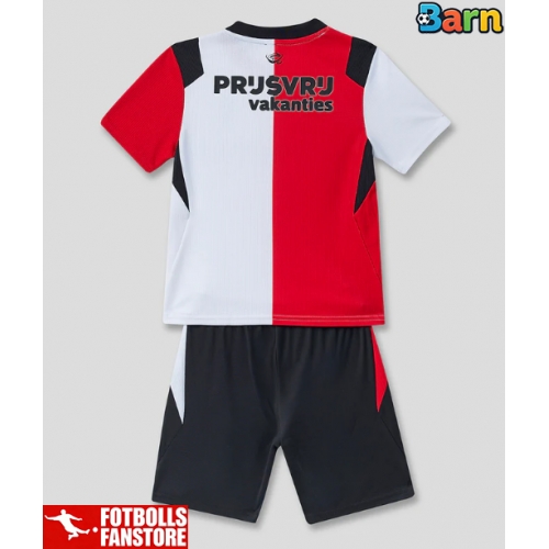 Feyenoord Hemmatröja Barn 2026-27 Kortärmad (+ Korta byxor)