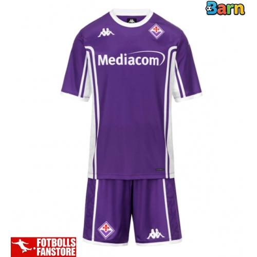 Fiorentina Hemmatröja Barn 2025-26 Kortärmad (+ Korta byxor)