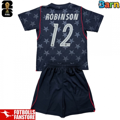 Förenta stater Miles Robinson #12 Bortatröja Barn VM 2026 Kortärmad (+ Korta byxor)