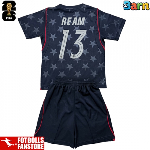 Förenta stater Tim Ream #13 Bortatröja Barn VM 2026 Kortärmad (+ Korta byxor)