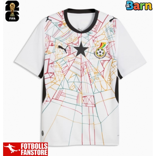 Ghana Hemmatröja Barn VM 2026 Kortärmad (+ Korta byxor)