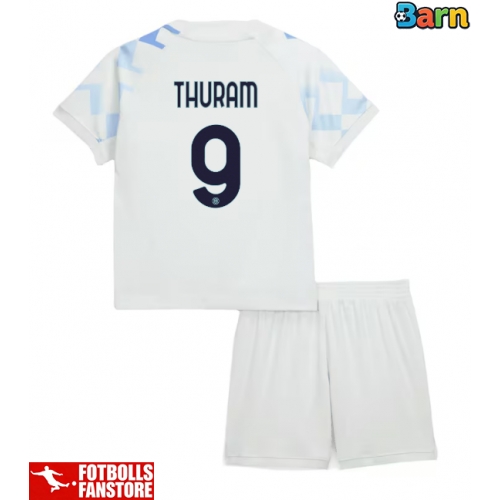 Inter Milan Marcus Thuram #9 Bortatröja Barn 2025-26 Kortärmad (+ Korta byxor)