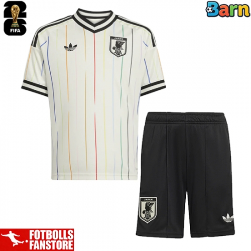 Japan Bortatröja Barn VM 2026 Kortärmad (+ Korta byxor)