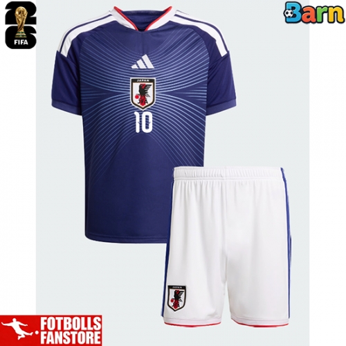 Japan Ritsu Doan #10 Hemmatröja Barn VM 2026 Kortärmad (+ Korta byxor)
