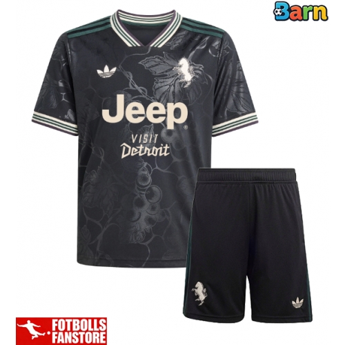 Juventus Federico Gatti #4 Tredje Tröja Barn 2025-26 Kortärmad (+ Korta byxor)