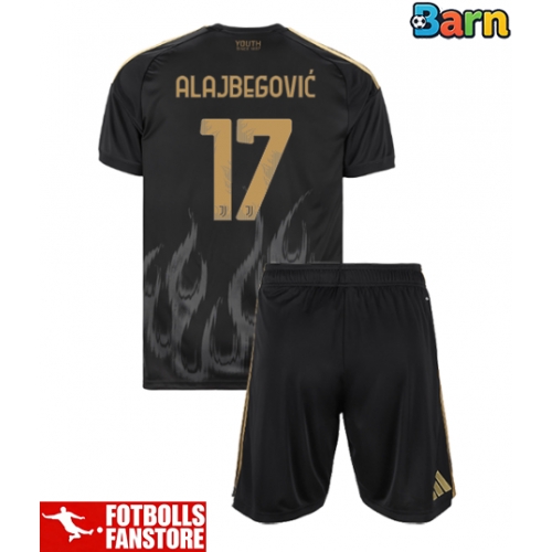Juventus Kerim Alajbegovic #17 Tredje Tröja Barn 2026-27 Kortärmad (+ Korta byxor)