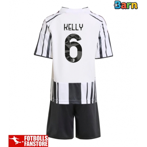 Juventus Lloyd Kelly #6 Hemmatröja Barn 2025-26 Kortärmad (+ Korta byxor)