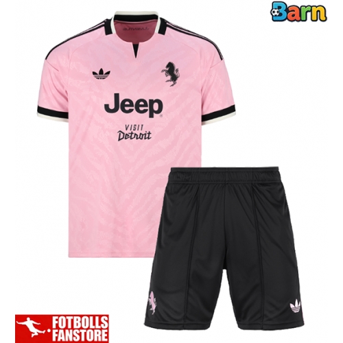 Juventus Nick Woltemade #27 Bortatröja Barn 2026-27 Kortärmad (+ Korta byxor)