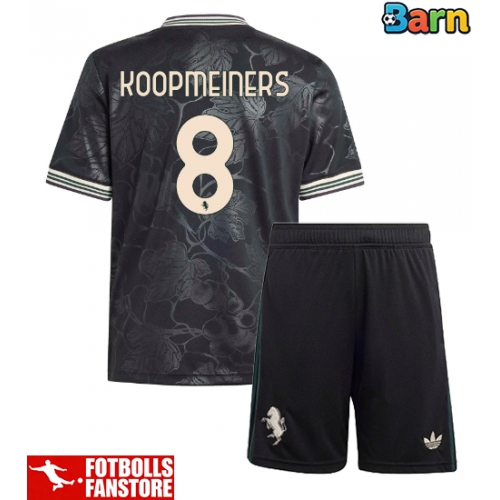 Juventus Teun Koopmeiners #8 Tredje Tröja Barn 2025-26 Kortärmad (+ Korta byxor)