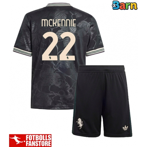 Juventus Weston McKennie #22 Tredje Tröja Barn 2025-26 Kortärmad (+ Korta byxor)
