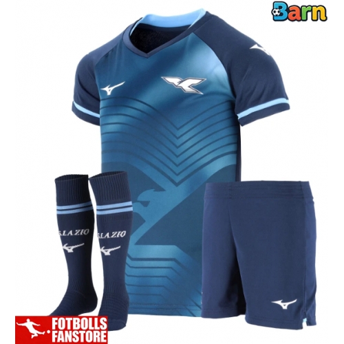 Lazio Tredje Tröja Barn 2025-26 Kortärmad (+ Korta byxor)