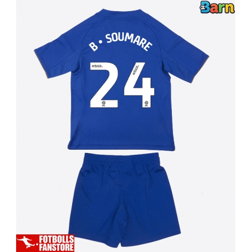 Leicester City Boubakary Soumare #24 Hemmatröja Barn 2025-26 Kortärmad (+ Korta byxor)