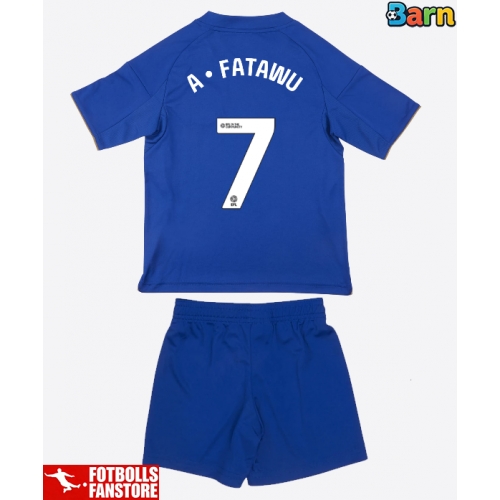 Leicester City Issahaku Fatawu #7 Hemmatröja Barn 2025-26 Kortärmad (+ Korta byxor)