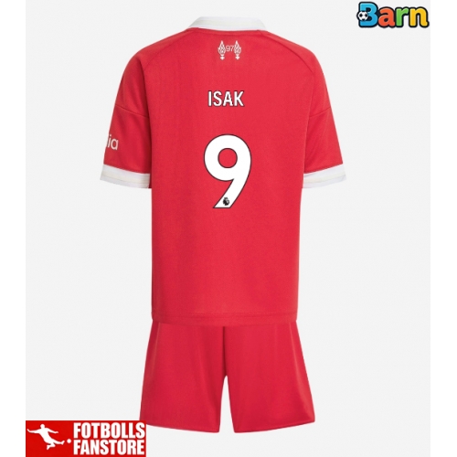 Liverpool Alexander Isak #9 Hemmatröja Barn 2025-26 Kortärmad (+ Korta byxor)