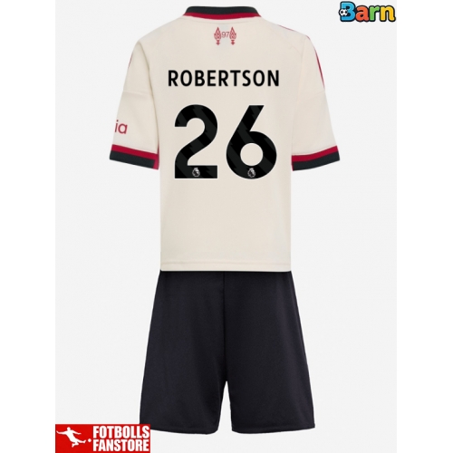 Liverpool Andrew Robertson #26 Bortatröja Barn 2025-26 Kortärmad (+ Korta byxor)