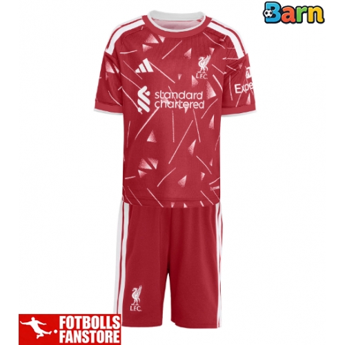 Liverpool Bradley Barcola #29 Hemmatröja Barn 2026-27 Kortärmad (+ Korta byxor)