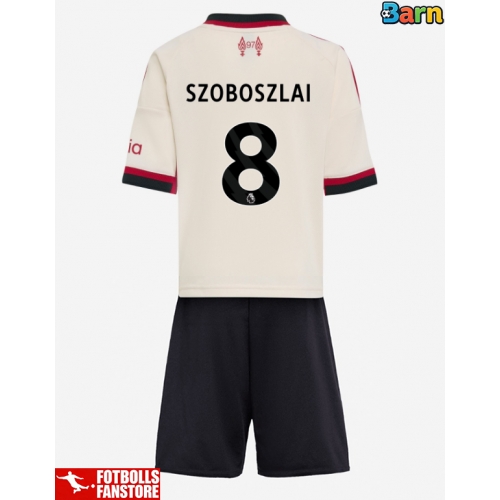 Liverpool Dominik Szoboszlai #8 Bortatröja Barn 2025-26 Kortärmad (+ Korta byxor)