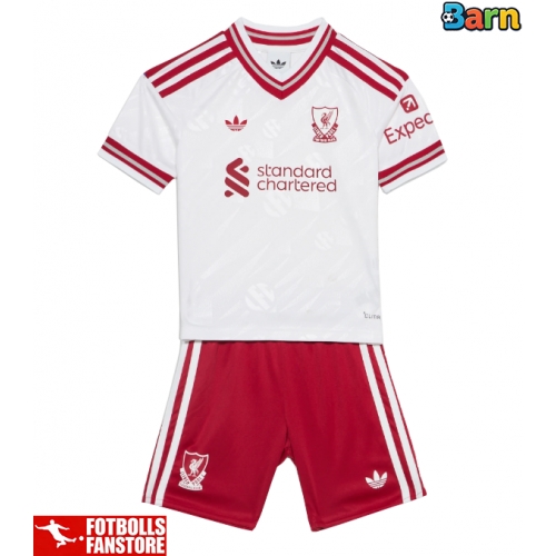 Liverpool Jeremy Jacquet #5 Bortatröja Barn 2026-27 Kortärmad (+ Korta byxor)