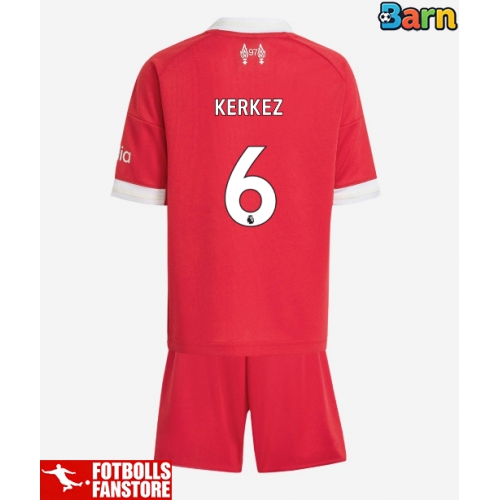 Liverpool Milos Kerkez #6 Hemmatröja Barn 2025-26 Kortärmad (+ Korta byxor)