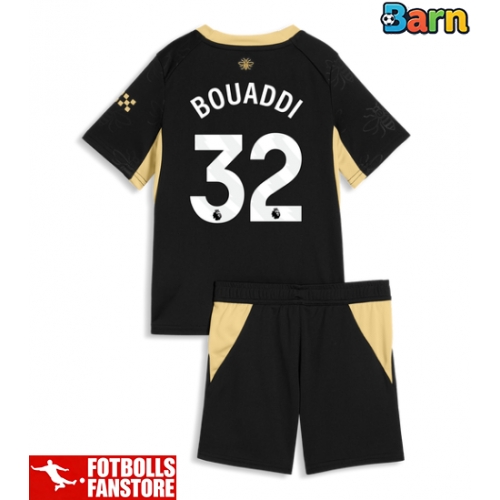 Manchester City Ayyoub Bouaddi #32 Bortatröja Barn 2026-27 Kortärmad (+ Korta byxor)