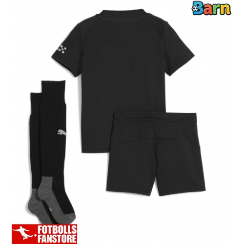 Manchester City Bortatröja Barn 2025-26 Kortärmad (+ Korta byxor)