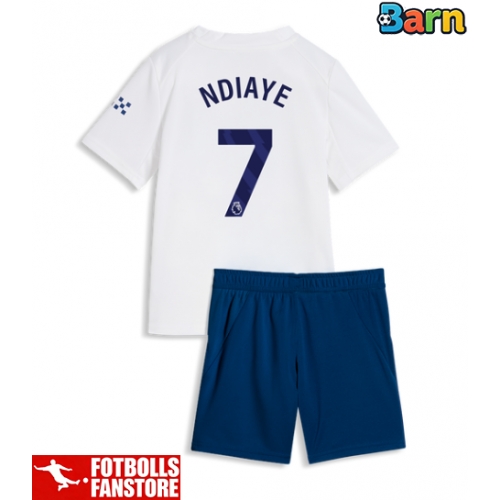 Manchester City Iliman Ndiaye #7 Tredje Tröja Barn 2026-27 Kortärmad (+ Korta byxor)