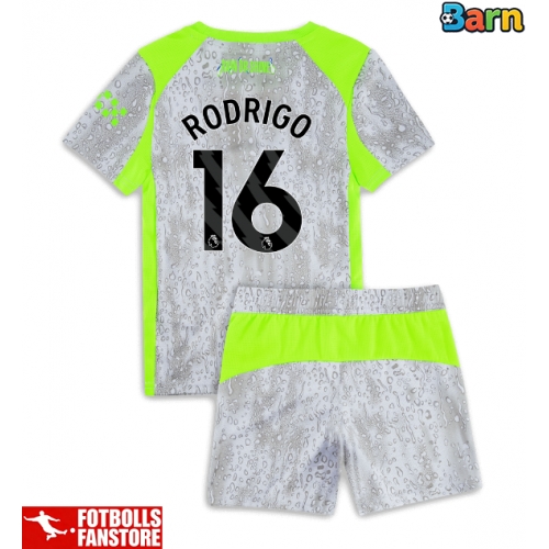Manchester City Rodri Hernandez #16 Tredje Tröja Barn 2025-26 Kortärmad (+ Korta byxor)