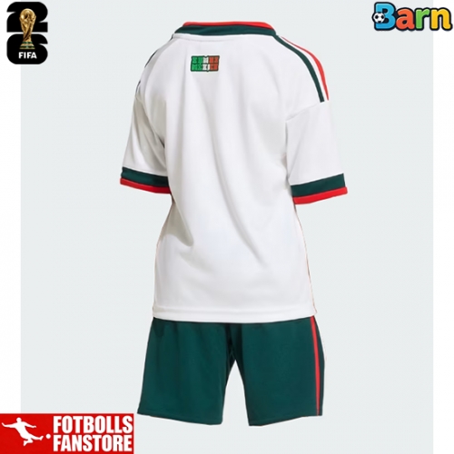 Mexiko Bortatröja Barn VM 2026 Kortärmad (+ Korta byxor)