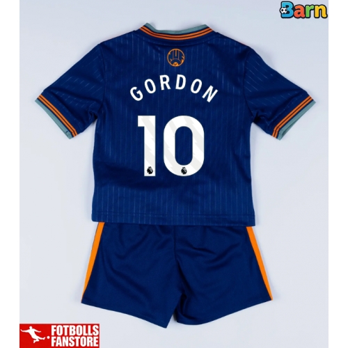 Newcastle United Anthony Gordon #10 Tredje Tröja Barn 2025-26 Kortärmad (+ Korta byxor)