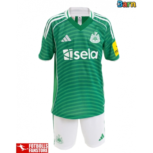 Newcastle United Harvey Barnes #11 Bortatröja Barn 2025-26 Kortärmad (+ Korta byxor)