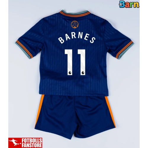 Newcastle United Harvey Barnes #11 Tredje Tröja Barn 2025-26 Kortärmad (+ Korta byxor)