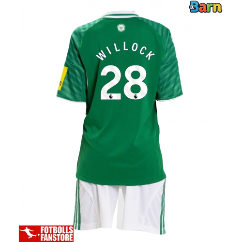 Newcastle United Joe Willock #28 Bortatröja Barn 2025-26 Kortärmad (+ Korta byxor)