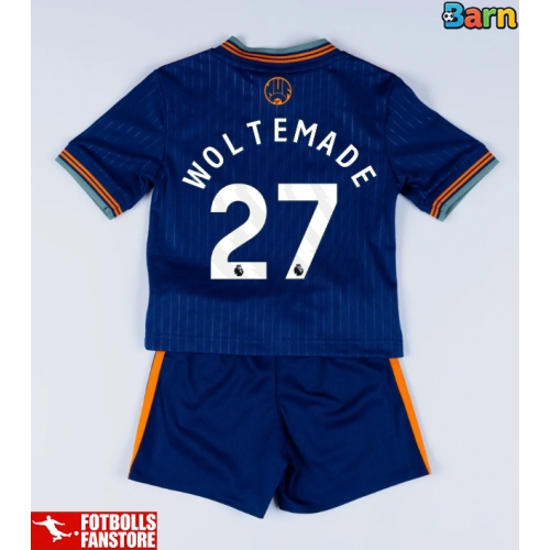 Newcastle United Nick Woltemade #27 Tredje Tröja Barn 2025-26 Kortärmad (+ Korta byxor)