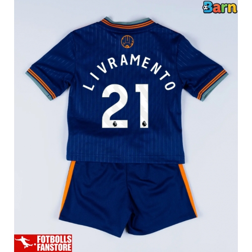 Newcastle United Tino Livramento #21 Tredje Tröja Barn 2025-26 Kortärmad (+ Korta byxor)