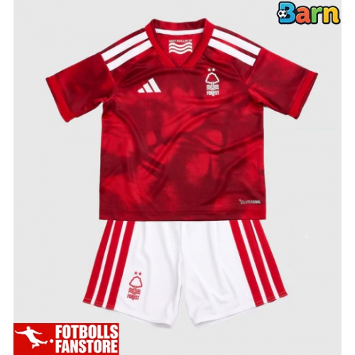 Nottingham Forest Hemmatröja Barn 2026-27 Kortärmad (+ Korta byxor)