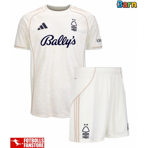 Nottingham Forest Morgan Gibbs-White #10 Bortatröja Barn 2025-26 Kortärmad (+ Korta byxor)