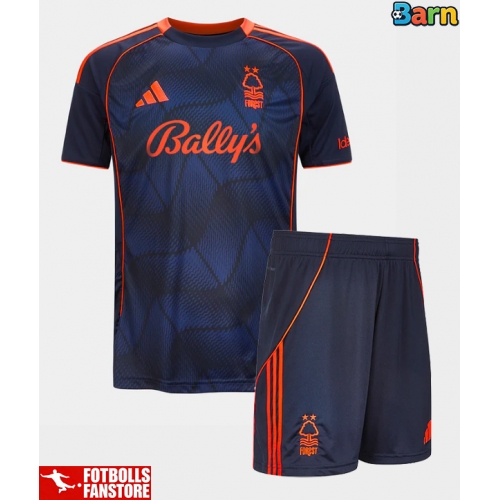 Nottingham Forest Oleksandr Zinchenko #35 Tredje Tröja Barn 2025-26 Kortärmad (+ Korta byxor)