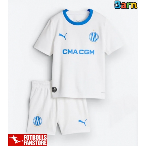 Olympique de Marseille Hemmatröja Barn 2026-27 Kortärmad (+ Korta byxor)