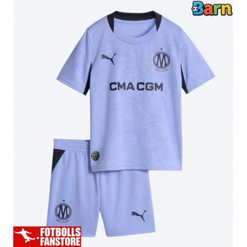 Olympique de Marseille Tredje Tröja Barn 2026-27 Kortärmad (+ Korta byxor)